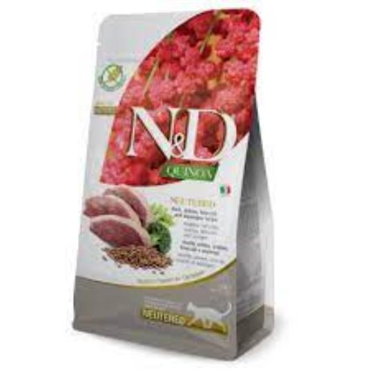 N&D Quinoa Cat Neutered Duck, Broccoli&Asparagus 1,5kg