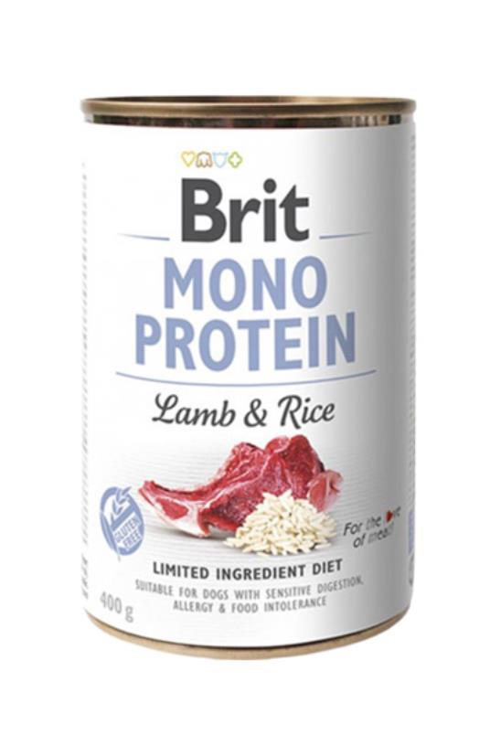Brit Care Can Mono Protein Lamb & Rice 400 g (6) (jagnjetina in riž)