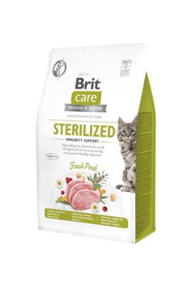 Brit Care Cat Grain-Free Sterilized Immunity support 0,4 kg (za sterilizirane mačke, podpora imuskemu sistemu)