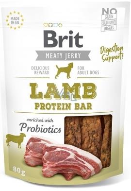 Brit Jerky-Lamb Protein Bar 80g (jagnjetina-beljakovinska ploščica) (12)
