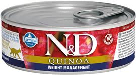 N&D Can Cat Quinoa Weight management 80g (24)