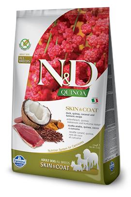 N&D Quinoa Dog Skin&Coat Duck