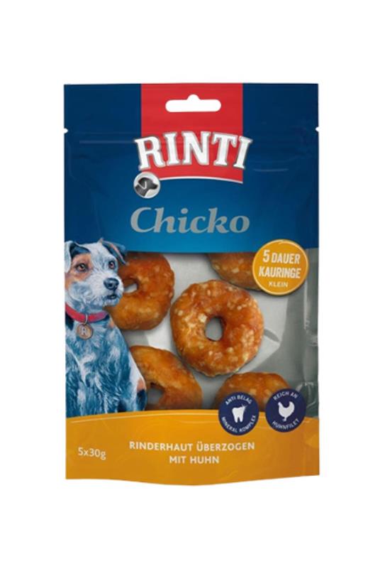 RINTI Chicko, Chewing Rings SMALL-zvecilni obroc iz pisc.prsi mali 5x30g, 150g (9)