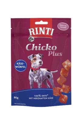 RINTI Chicko Plus, Cheese cubes with duck 80g (12)