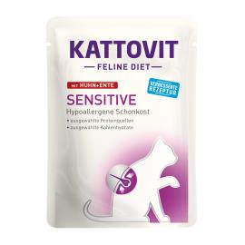 RINTI Kattovit pouch Sensitive Huhn+ente (pišč+raca) 85g(24)