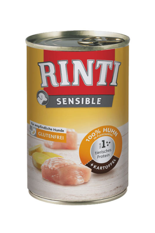 RINTI SENS., piščanec&krompir 400g (12)