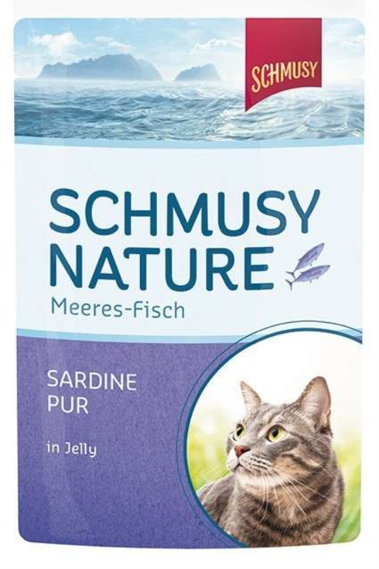 Schmusy Nat. Ribe, Sardina PUR 100g (24)